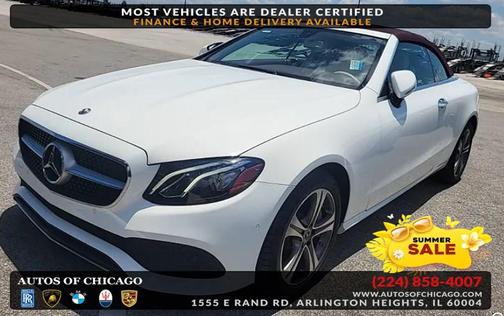 WHITE 2018 Mercedes-Benz E-Class 4MATIC