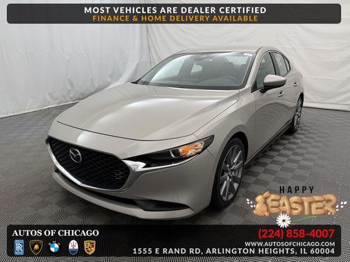 Platinum Quartz Metallic 2022 Mazda Mazda3 FWD w/Select Package