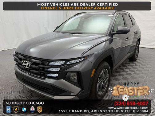 Titan Gray 2025 Hyundai TUCSON Hybrid Blue