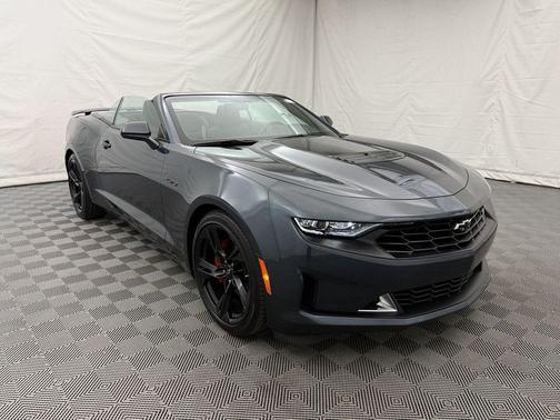 Shadow Gray Metallic 2023 Chevrolet Camaro RWD Convertible LT1