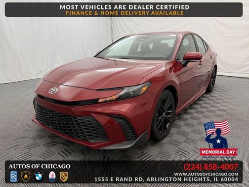 Supersonic Red 2025 Toyota Camry SE