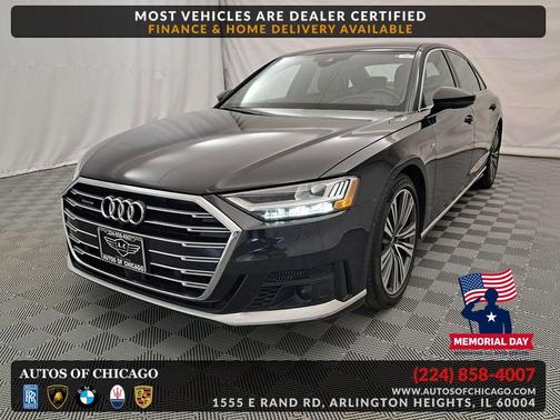 Vesuvius Gray Metallic 2021 Audi A8 L 60