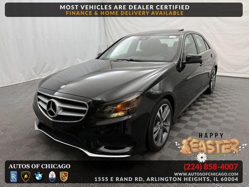 Black 2016 Mercedes-Benz E-Class 4MATIC