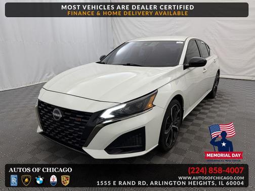 Pearl White Tricoat 2023 Nissan Altima SR FWD