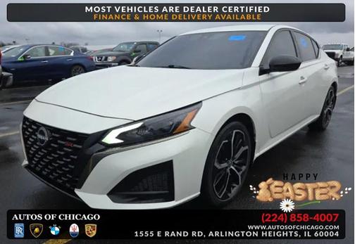 Pearl White Tricoat 2023 Nissan Altima SR FWD