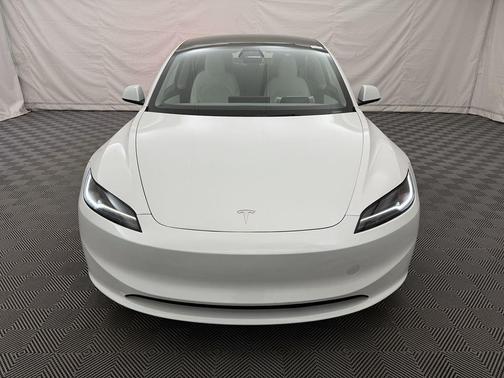 Pearl White Multi-Coat 2025 Tesla Model 3 Long Range