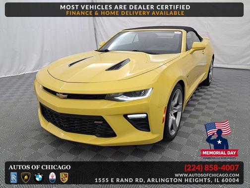 Bright Yellow 2017 Chevrolet Camaro 1SS