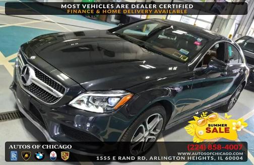 Lunar Blue Metallic 2015 Mercedes-Benz CLS-Class 4MATIC