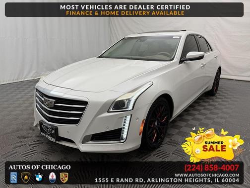 Crystal White Tricoat 2015 Cadillac CTS 3.6L Premium