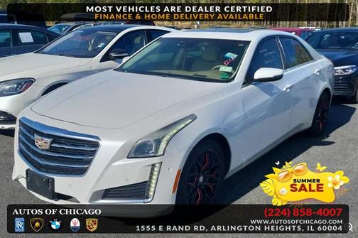 Crystal White Tricoat 2015 Cadillac CTS 3.6L Premium