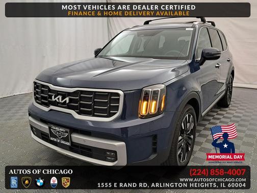 Midnight Lake Blue 2024 Kia Telluride SX