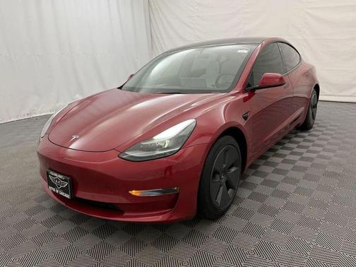 Red Multi-Coat 2022 Tesla Model 3 Long Range