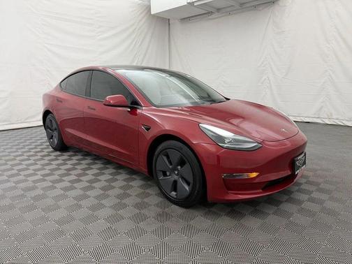 Red Multi-Coat 2022 Tesla Model 3 Long Range