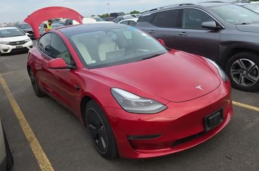 Red Multi-Coat 2022 Tesla Model 3 Long Range