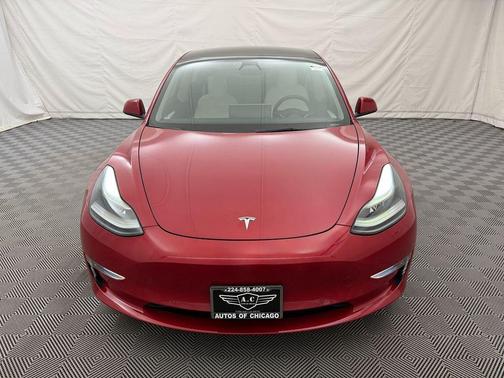 Red Multi-Coat 2022 Tesla Model 3 Long Range