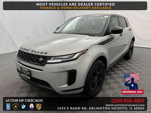 Seoul Pearl Silver Metallic 2022 Land Rover Range Rover Evoque S