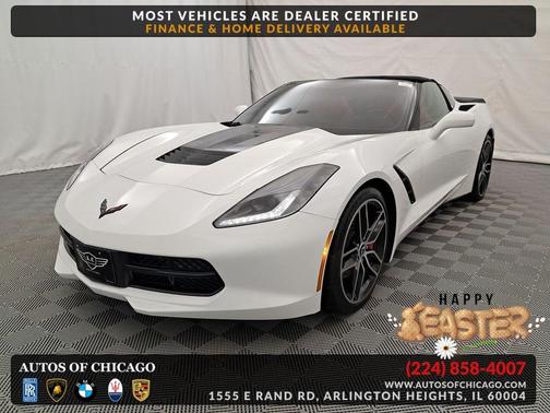 Arctic White 2019 Chevrolet Corvette Stingray