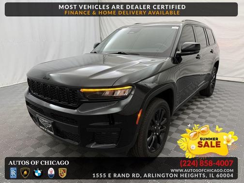Diamond Black Crystal Pearlcoat 2022 Jeep Grand Cherokee L Altitude