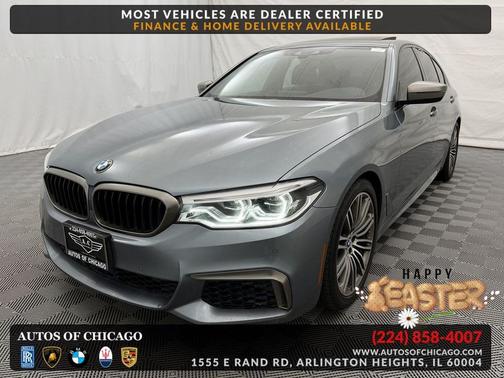 Bluestone Metallic 2019 BMW M550 i Xdrive
