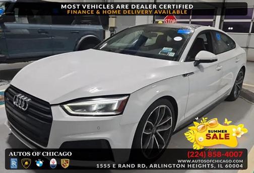 WHITE 2019 Audi S5 3.0T Premium Plus