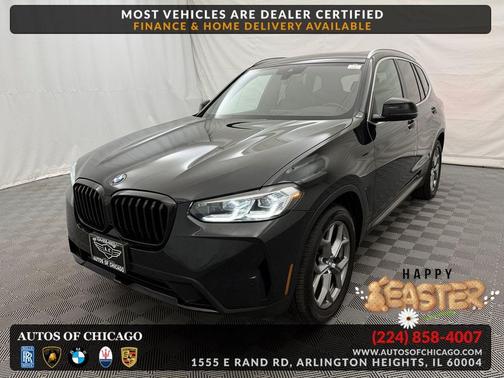 Black Sapphire Metallic 2024 BMW X3 xDrive30i