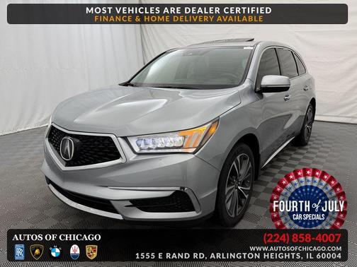 Lunar Silver Metallic 2020 Acura MDX 3.5L w/Technology Package