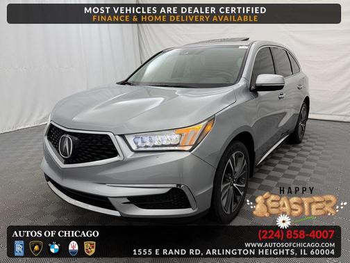 Lunar Silver Metallic 2020 Acura MDX 3.5L w/Technology Package