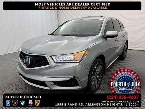 Lunar Silver Metallic 2020 Acura MDX 3.5L w/Technology Package