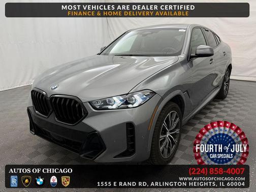 Skyscraper Grey Metallic 2025 BMW X6 xDrive40i