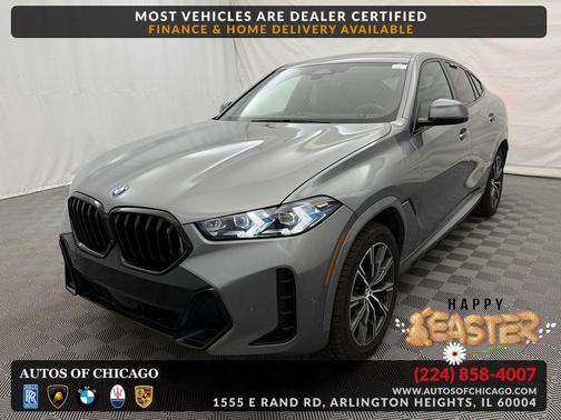 Skyscraper Grey Metallic 2025 BMW X6 xDrive40i