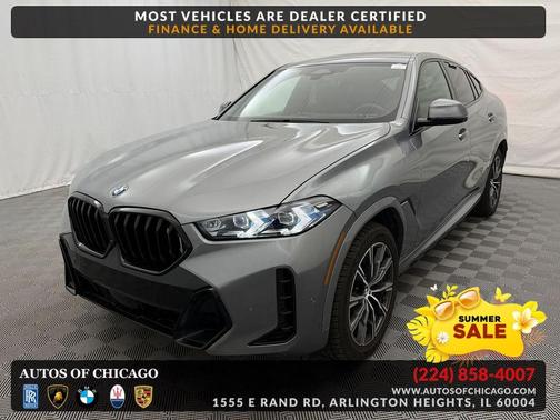Skyscraper Grey Metallic 2025 BMW X6 xDrive40i