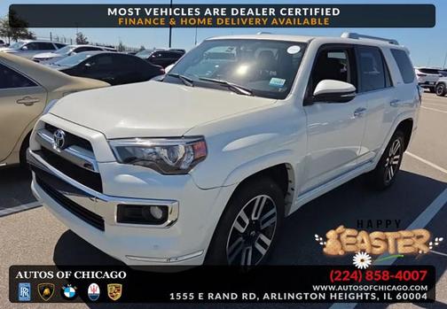 Blizzard Pearl 2016 Toyota 4Runner Limited
