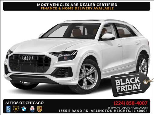 Mythos Black Metallic 2023 Audi Q8 55 Premium
