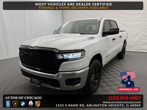 Bright White Clearcoat 2025 RAM 1500 Tradesman