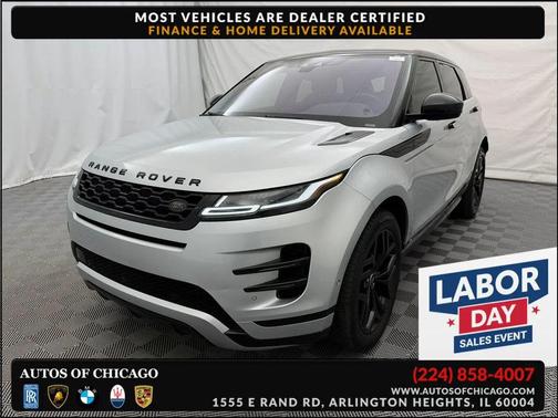 Silver 2020 Land Rover Range Rover Evoque R-Dynamic SE