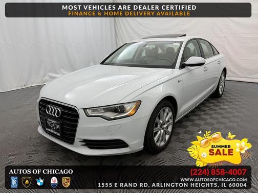 WHITE 2014 Audi A6 3.0T Premium Plus