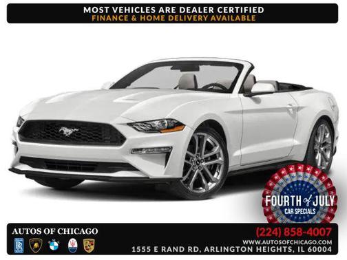 White Platinum Metallic Tri-Coat 2022 Ford Mustang EcoBoost Premium