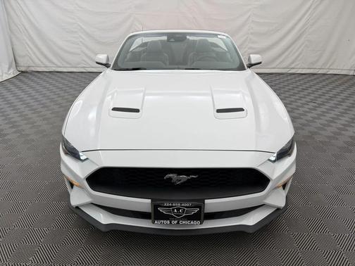 White Platinum Metallic Tri-Coat 2022 Ford Mustang EcoBoost Premium