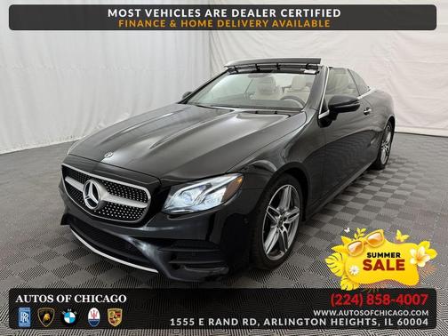 Black 2018 Mercedes-Benz E-Class 4MATIC