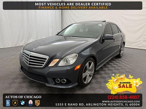 GRAY 2010 Mercedes-Benz E-Class 4MATIC