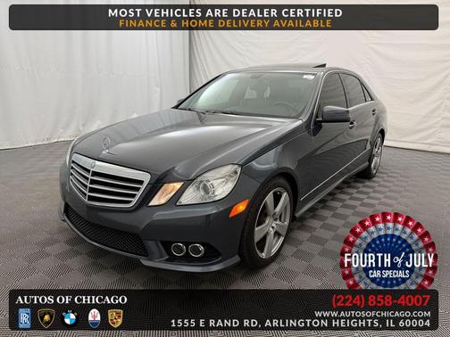 GRAY 2010 Mercedes-Benz E-Class 4MATIC