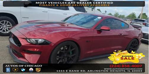 RED 2018 Ford Mustang GT Premium