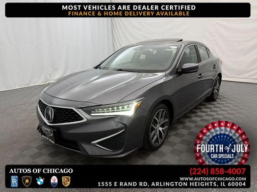 Modern Steel Metallic 2019 Acura ILX Premium Package