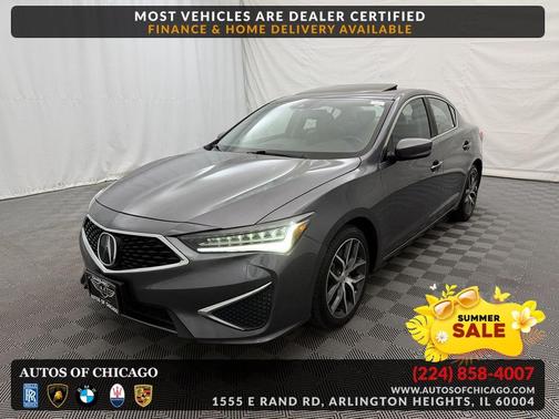 Modern Steel Metallic 2019 Acura ILX Premium Package