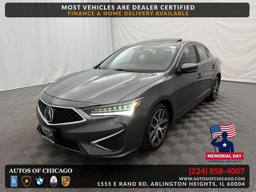 Modern Steel Metallic 2019 Acura ILX Premium Package