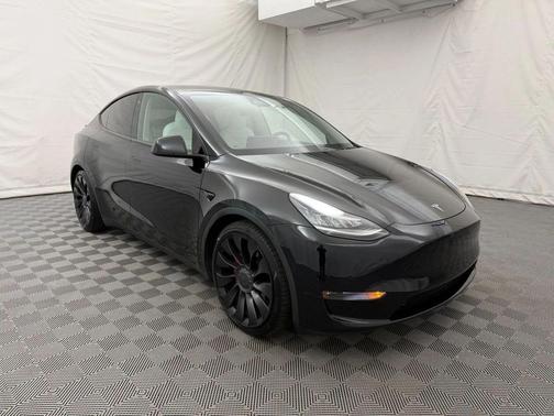 Solid Black 2021 Tesla Model Y Performance Dual Motor All-Wheel Drive