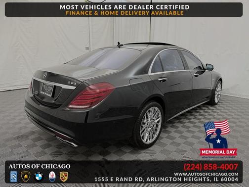 Obsidian Black Metallic 2017 Mercedes-Benz AMG S 63 4MATIC