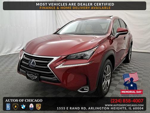 Matador Red Mica 2016 Lexus NX 300h Base