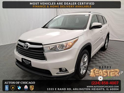 Blizzard Pearl 2016 Toyota Highlander Limited