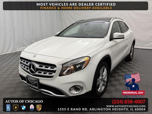 WHITE 2018 Mercedes-Benz GLA 250 4MATIC